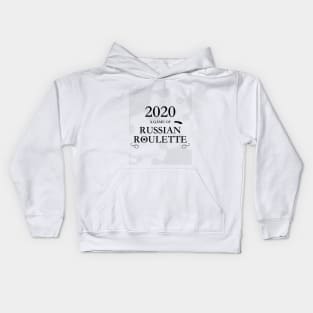 2020 Pandemic - Russian Roulette design Kids Hoodie